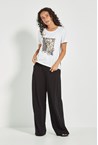 DUSTY TOP - black prin